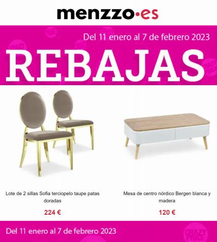 Catálogo Muebles Menzzo | ¡Rebajas! | 16/1/2023 - 7/2/2023