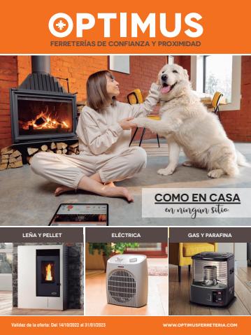 Catálogo Optimus en Los Corrales | Calefacción 2022 | 14/10/2022 - 31/1/2023