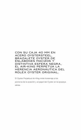Catálogo Rolex en Vigo | Rolex Air King | 26/1/2023 - 31/1/2024