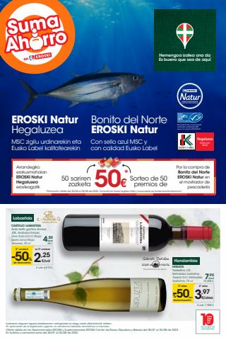 Ofertas de Hiper-Supermercados en Tolosa | Hemengoa izatea ona da de Eroski | 28/7/2022 - 23/8/2022