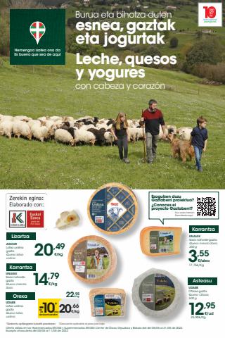 Catálogo Eroski en Zumarraga | Leche, quesos y yogures | 5/5/2022 - 31/5/2022