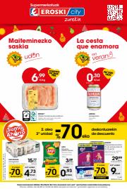 Ofertas de Hiper-Supermercados en Lezo | 2. alea -70% deskontuarekin  Supermerkatuak Eroski City de Eroski | 25/5/2023 - 13/6/2023