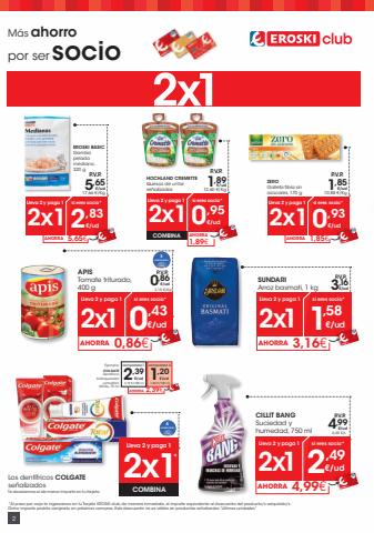 Catálogo Eroski en Manacor | 2a unidad -50% de descuento Supermercados Eroski Center | 22/9/2022 - 4/10/2022