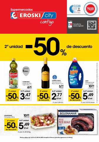 Ofertas de Hiper-Supermercados en Boadilla del Monte | 2ª unidad -50% de Eroski | 19/5/2022 - 31/5/2022