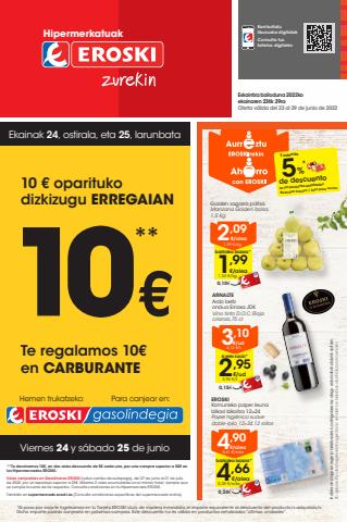 Ofertas de Hiper-Supermercados en Urretxu | Hipermerkatuak Eroski de Eroski | 23/6/2022 - 29/6/2022