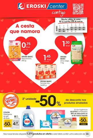 Catálogo Eroski en Lugo | 2a unidad -50% de descuento Supermercados Eroski Center | 16/3/2023 - 28/3/2023