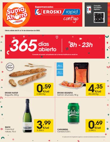 Ofertas de Hiper-Supermercados en San Sebastián de los Reyes | Ofertas 1a Quincena Diciembre RAPID Cast.pdf de Eroski | 1/12/2022 - 14/12/2022