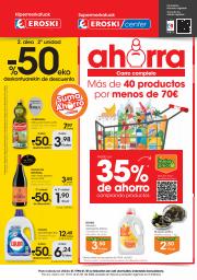 Ofertas de Hiper-Supermercados en Irún | 2. alea -50% deskontuarekin Supermerkatuak Eroski Center de Eroski | 19/1/2023 - 31/1/2023