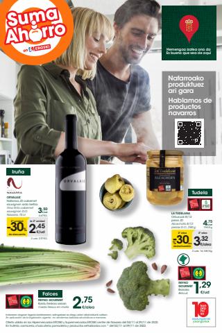 Ofertas de Hiper-Supermercados en Pamplona | Hemengoa izatea ona da de Eroski | 4/11/2022 - 29/11/2022