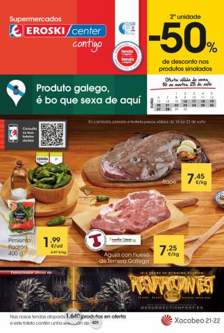 Ofertas de Hiper-Supermercados en A Rúa | 2a unidad -50% Eroski Center de Eroski | 16/6/2022 - 28/6/2022