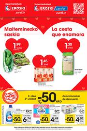 Ofertas de Hiper-Supermercados en Gernika-Lumo | 2. alea -50% deskontuarekin Hipermerkatuak Eroski  de Eroski | 16/3/2023 - 28/3/2023