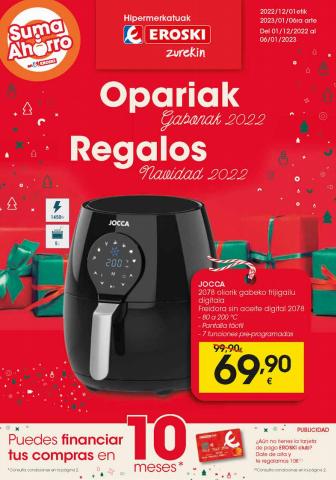 Ofertas de Hiper-Supermercados en Barakaldo | Especial Regalos 2Q DIC 2022 pequeño eusk.pdf de Eroski | 1/12/2022 - 6/1/2023
