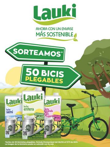 Catálogo Lauki en Zamora | ¡Lauki sortea 50 bicis plegables! | 8/9/2021 - 17/11/2021