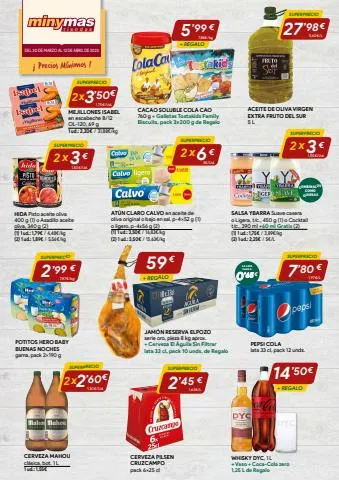 Catálogo minymas en Jaén | Ofertas especiales | 30/3/2023 - 12/4/2023