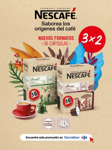 Ofertas de Hiper-Supermercados en Maliaño | ¡Nescafé Farmers Origins - Nuevo Formato 36 Capsulas! de Nescafé | 28/6/2022 - 11/7/2022