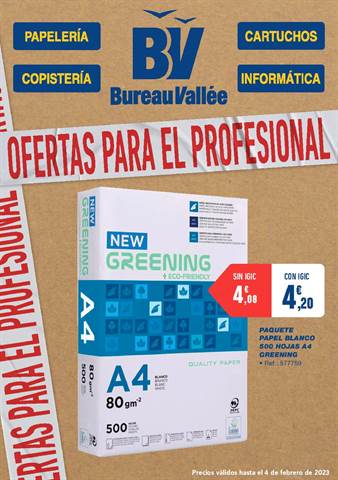 Catálogo Bureau Vallée en La Orotava | Ofertas para el profesional | 19/1/2023 - 4/2/2023