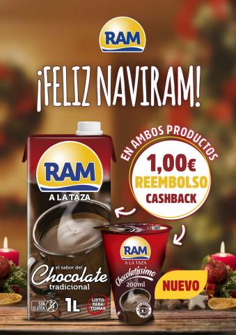 Catálogo Chocolate RAM en Alcobendas | Disfruta del Cashback Chocolate RAM !  | 1/12/2022 - 9/1/2023