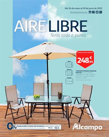 Catálogo Alcampo en Muskiz | Aire Libre | 26/5/2022 - 19/6/2022