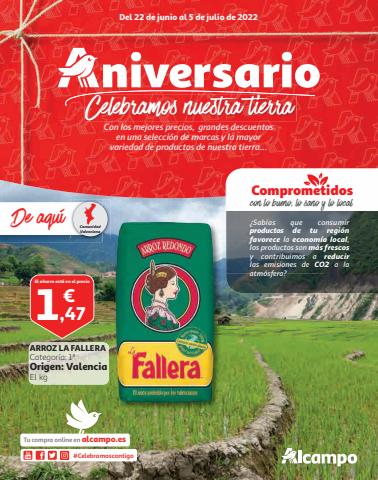 Catálogo Alcampo en Barrio San José Artesano | Celebramos nuestra tierra | 22/6/2022 - 5/7/2022
