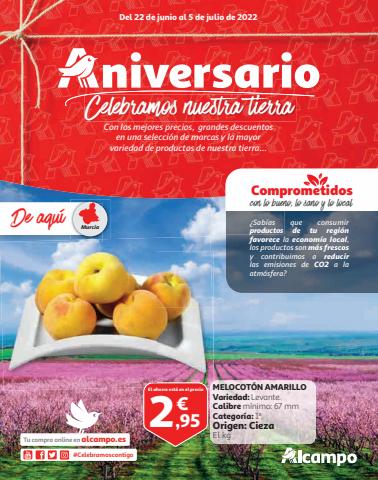 Ofertas de Hiper-Supermercados en Torres de Cotillas | Celebramos nuestra tierra de Alcampo | 22/6/2022 - 5/7/2022