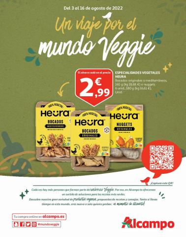 Catálogo Alcampo en Elorrio | Un viaje por el mundo Veggie | 3/8/2022 - 16/8/2022