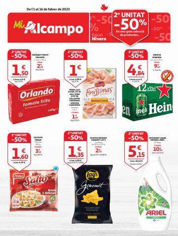 Catálogo Alcampo en Mollet del Vallès | 2a unitat -50% | 1/2/2023 - 16/2/2023