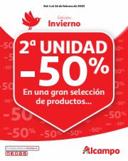Ofertas de Hiper-Supermercados en Estepona | 2a unidad -50% de Alcampo | 1/2/2023 - 16/2/2023