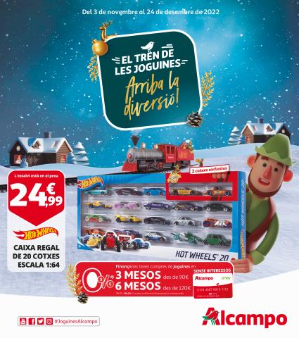 Ofertas de Hiper-Supermercados en Granollers | El tren de les joguines de Alcampo | 3/11/2022 - 24/12/2022