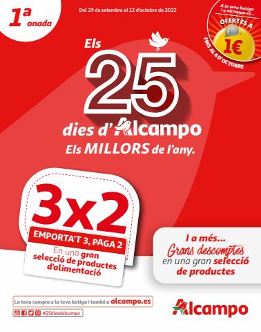 Catálogo Alcampo en Reus | Los 25 días mejores del año | 29/9/2022 - 12/10/2022