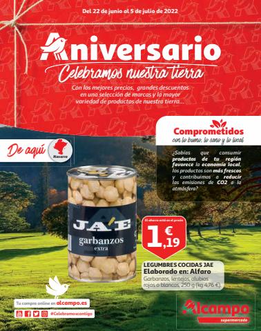 Ofertas de Hiper-Supermercados en Tafalla | Celebramos nuestra tierra de Alcampo | 22/6/2022 - 5/7/2022