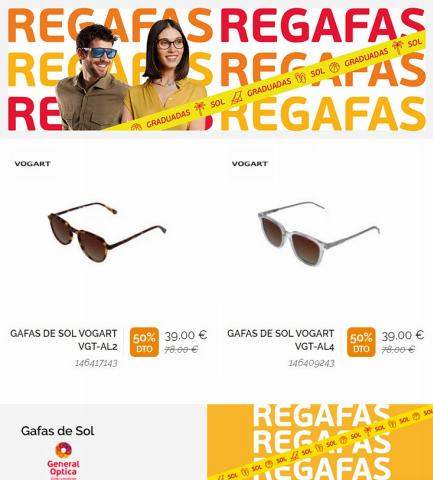 Ofertas de Salud y Ópticas en Cáceres | Ofertas en gafas de sol  de General Óptica | 28/6/2022 - 11/7/2022