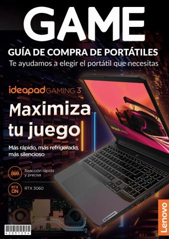 Ofertas de Informática y Electrónica en Móstoles | CATALOGO PORTATILES JUNIO de Game | 5/12/2022 - 8/12/2022
