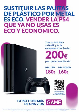 Ofertas de Informática y Electrónica en Chiclana de la Frontera | Te compramos tu ps4 de Game | 5/12/2022 - 8/12/2022