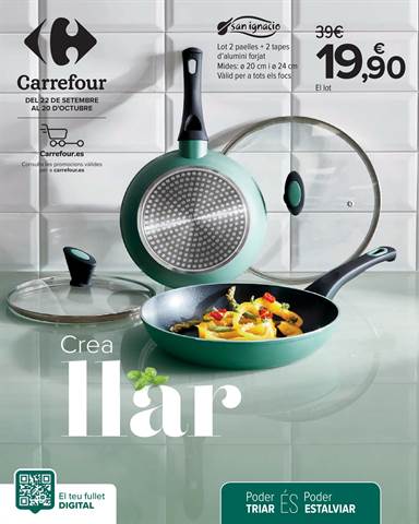 Catálogo Carrefour en Terrassa | HOGAR (Menaje cocina y hogar, Colchones, mobiliario y electrodomésticos) | 22/9/2022 - 20/10/2022