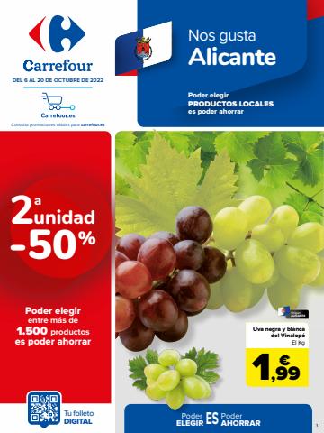 Ofertas de Hiper-Supermercados en Santa Pola | Regional Alimentación de Carrefour | 6/10/2022 - 20/10/2022
