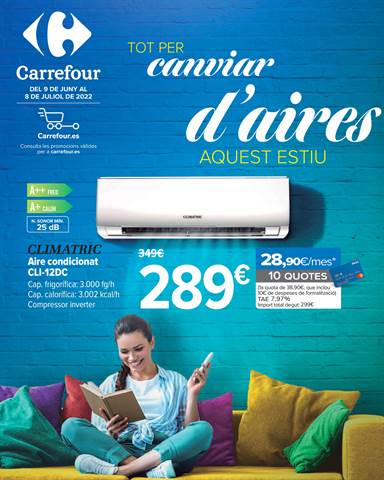 Catálogo Carrefour en Badalona | Ventilación y Aire Acondicionado. | 9/6/2022 - 8/7/2022