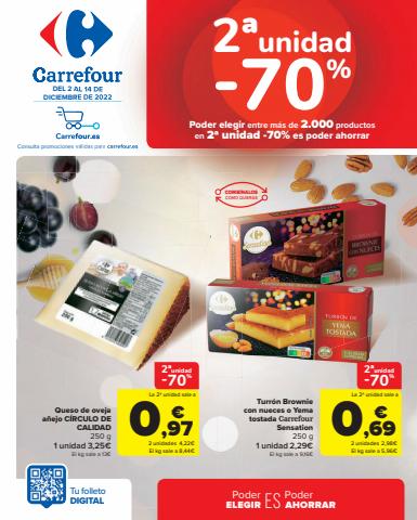 Catálogo Carrefour en Ponferrada | 2x1 CLUB CARREFOUR (Alimentación) y 2-70% (Alimentación, Bazar, Textil y Electrónica) | 2/12/2022 - 14/12/2022