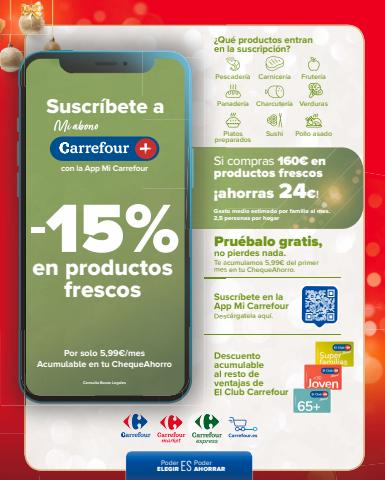 Catálogo Carrefour en Xirivella | 2x1 CLUB CARREFOUR (Alimentación) y 2-70% (Alimentación, Bazar, Textil y Electrónica) | 2/12/2022 - 14/12/2022