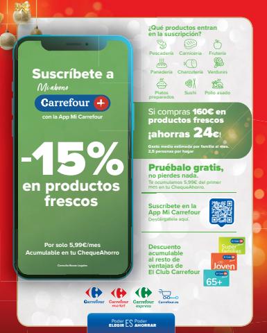 Catálogo Carrefour en Santiago de Compostela | 2x1 CLUB CARREFOUR (Alimentación) y 2-70% (Alimentación, Bazar, Textil y Electrónica) | 2/12/2022 - 14/12/2022