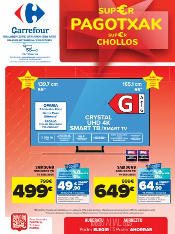 Catálogo Carrefour en Zigoitia | CHOLLOS (Televisión, tecnología, bricolaje, ropa y hogar) | 20/9/2022 - 13/10/2022