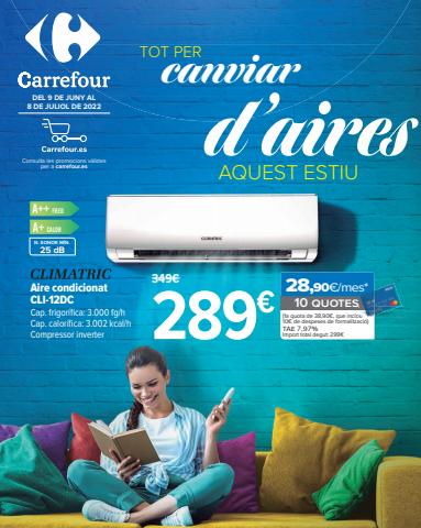 Ofertas de Informática y Electrónica en Torroella de Montgri | Ventilación y Aire Acondicionado. de Carrefour | 9/6/2022 - 8/7/2022