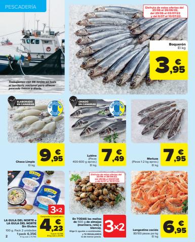 Catálogo Carrefour en Santa Lucía de Tirajana | 3x2 (Alimentación, Bazar, Textil y Electrónica) | 23/6/2022 - 11/7/2022