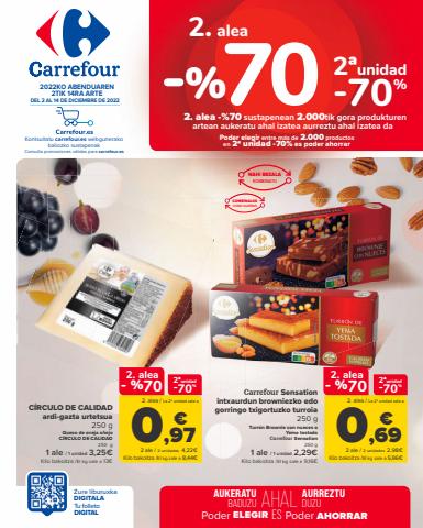 Oferta en la página 22 del catálogo 2x1 CLUB CARREFOUR (Alimentación) y 2-70% (Alimentación, Bazar, Textil y Electrónica) de Carrefour