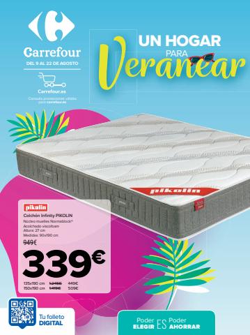 Catálogo Carrefour en Plasencia | Equipa Vivienda II (Colchones, menaje hogar y cocina, bricolaje y electrodomésticos) | 9/8/2022 - 22/8/2022