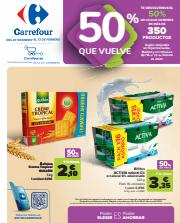 Oferta en la página 31 del catálogo 2ªud. Al  -70% (Alimentación, Droguería, Perfumería y comida de animales) + 50% QUE VUELVE (Alimentación) de Carrefour
