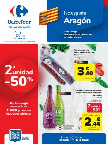 Catálogo Carrefour en Zaragoza | Regional Alimentación | 10/8/2022 - 25/8/2022