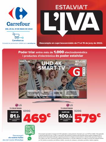 Ofertas de Informática y Electrónica en Calella | Ahórrate el IVA de Carrefour | 25/5/2022 - 31/5/2022