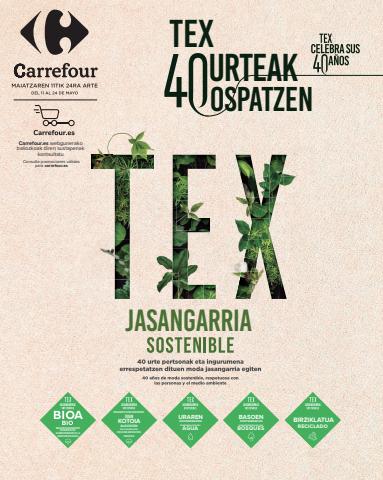 Ofertas de Hiper-Supermercados en Beasain | TEX celebra sus 40 años de Carrefour | 11/5/2022 - 24/5/2022