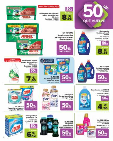 Catálogo Carrefour en Majadahonda | 2ªud. Al  -70% (Alimentación, Droguería, Perfumería y comida de animales) + 50% QUE VUELVE (Alimentación) | 27/1/2023 - 13/2/2023