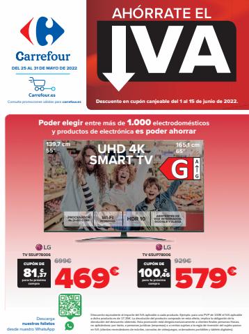 Ofertas de Hiper-Supermercados en Carballo | Ahórrate el IVA de Carrefour | 25/5/2022 - 31/5/2022